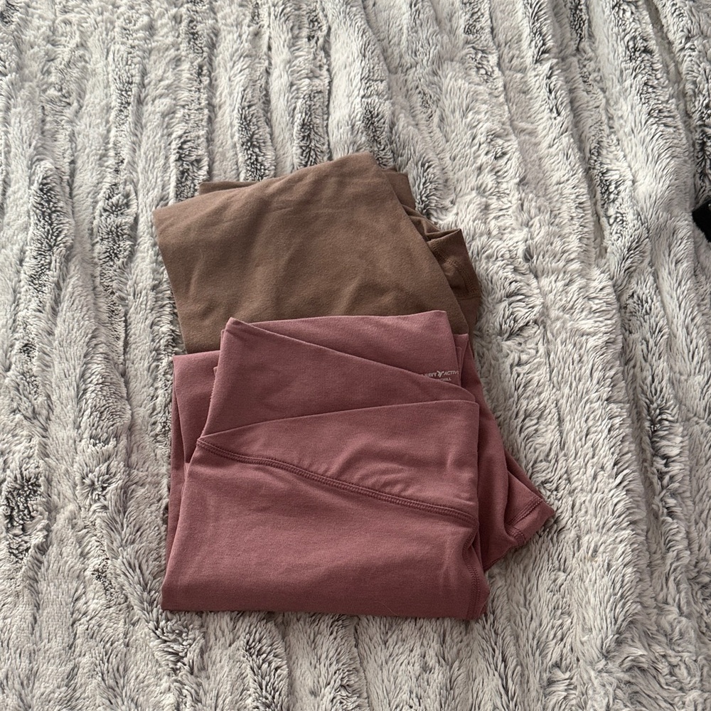 Old Navy Brown and Pink Leggings